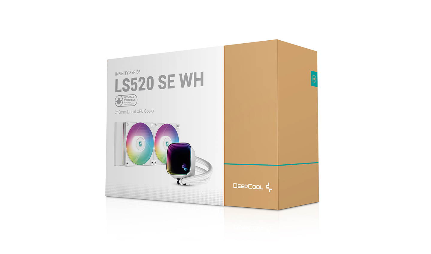 Deepcool - Kit de Refrigeración Líquida CPU Deepcool LS520 SE Digital Blanco