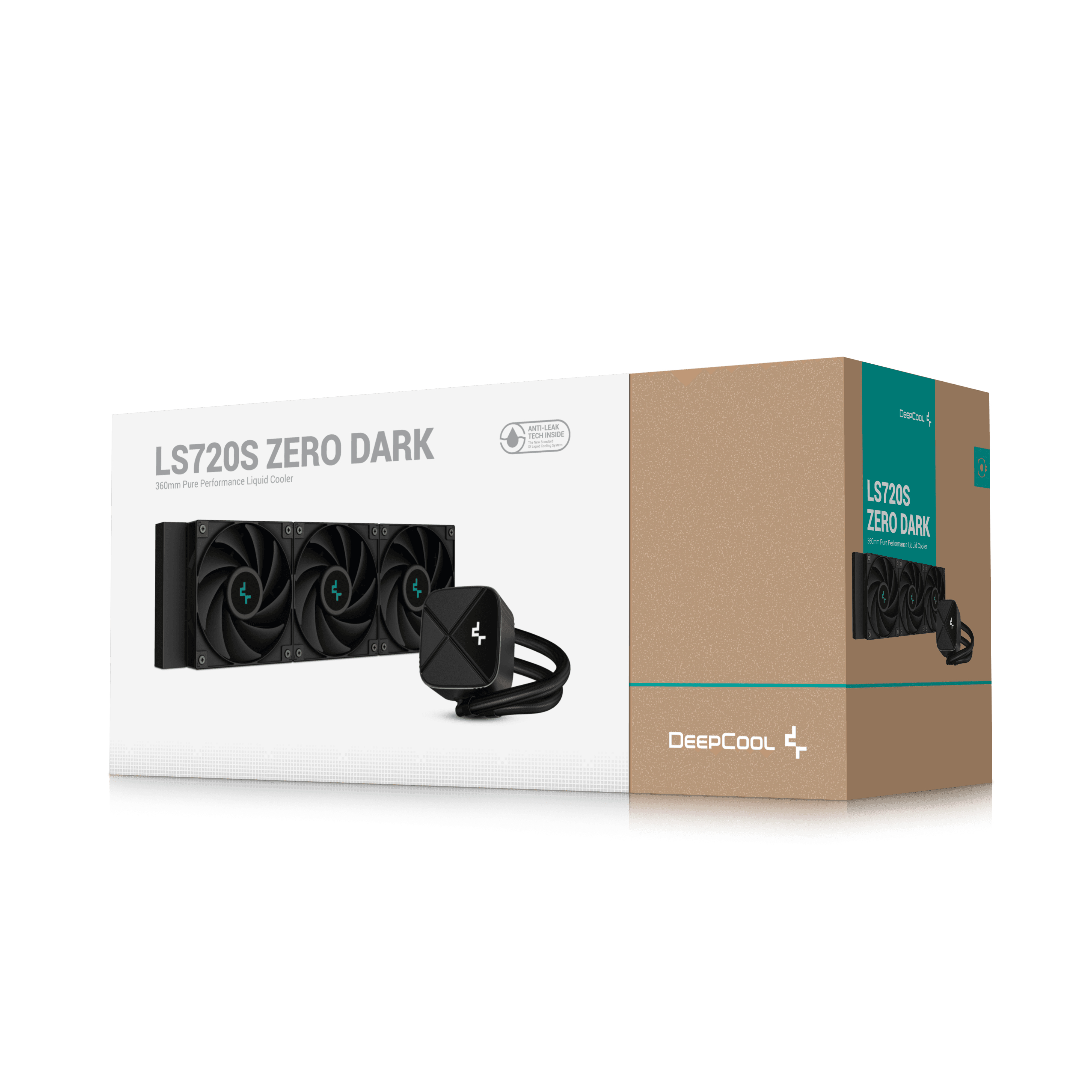 Deepcool - Kit de Refrigeración Líquida CPU Deepcool LS720 Zero Dark