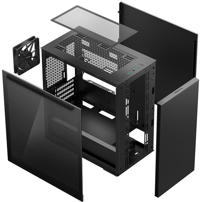 Deepcool - Torre Micro-ATX Deepcool Macube 110 Negro
