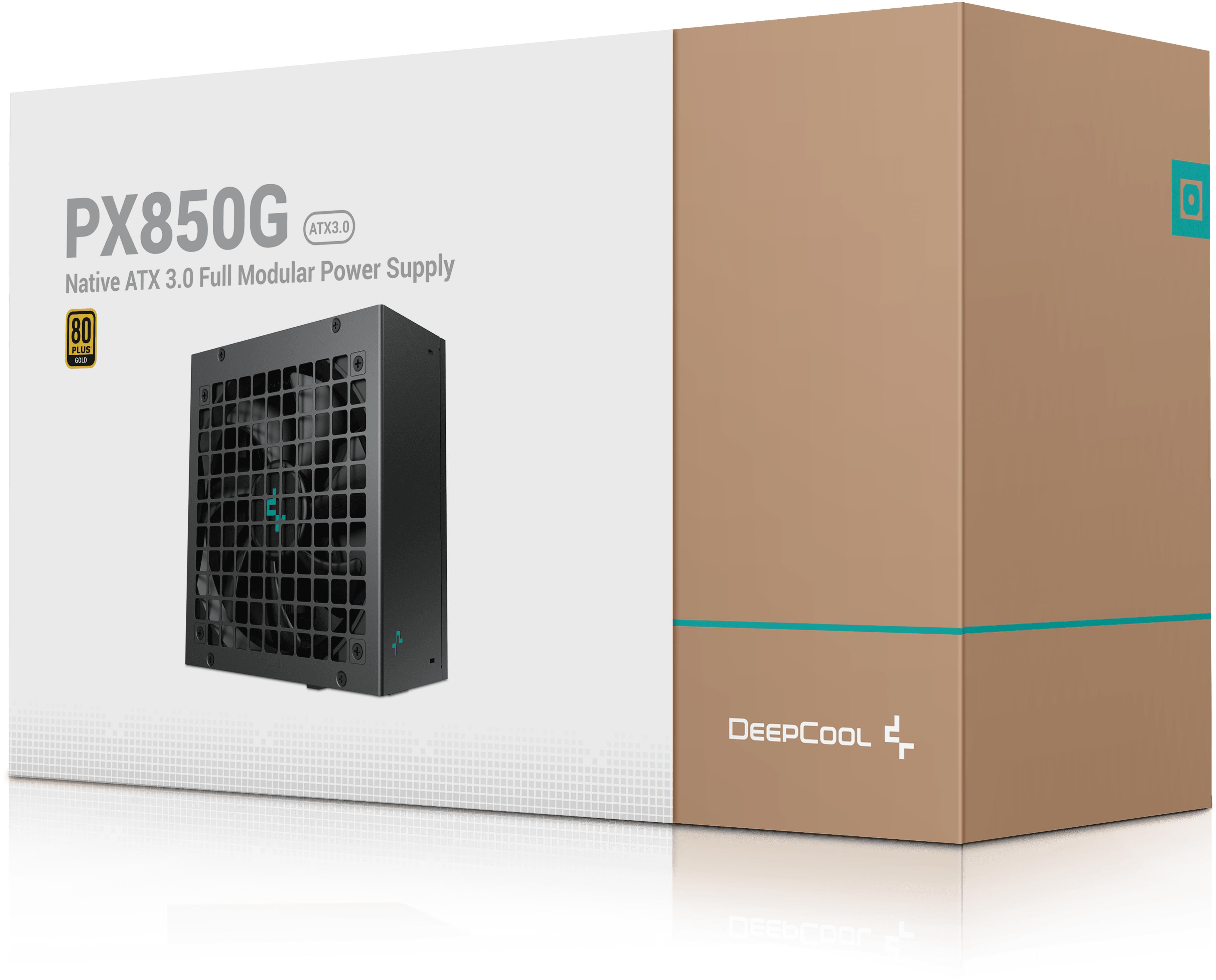 Deepcool - Fuente de Alimentación Deepcool PX850-G 850W 80+ Gold ATX 3.0 Negro