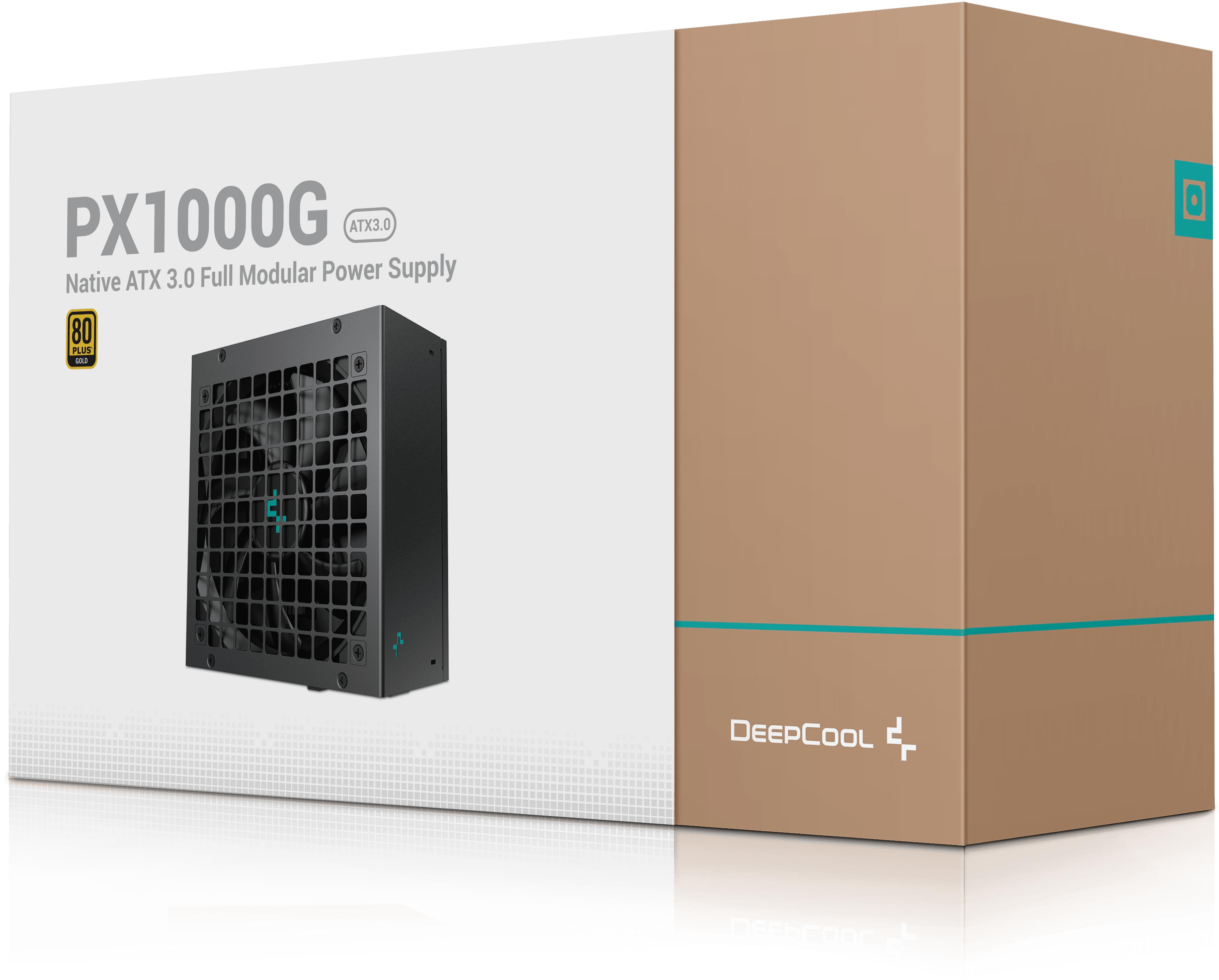 Deepcool - Fuente de Alimentación Deepcool PX1000-G 1000W 80+ Gold ATX 3.0 Negro