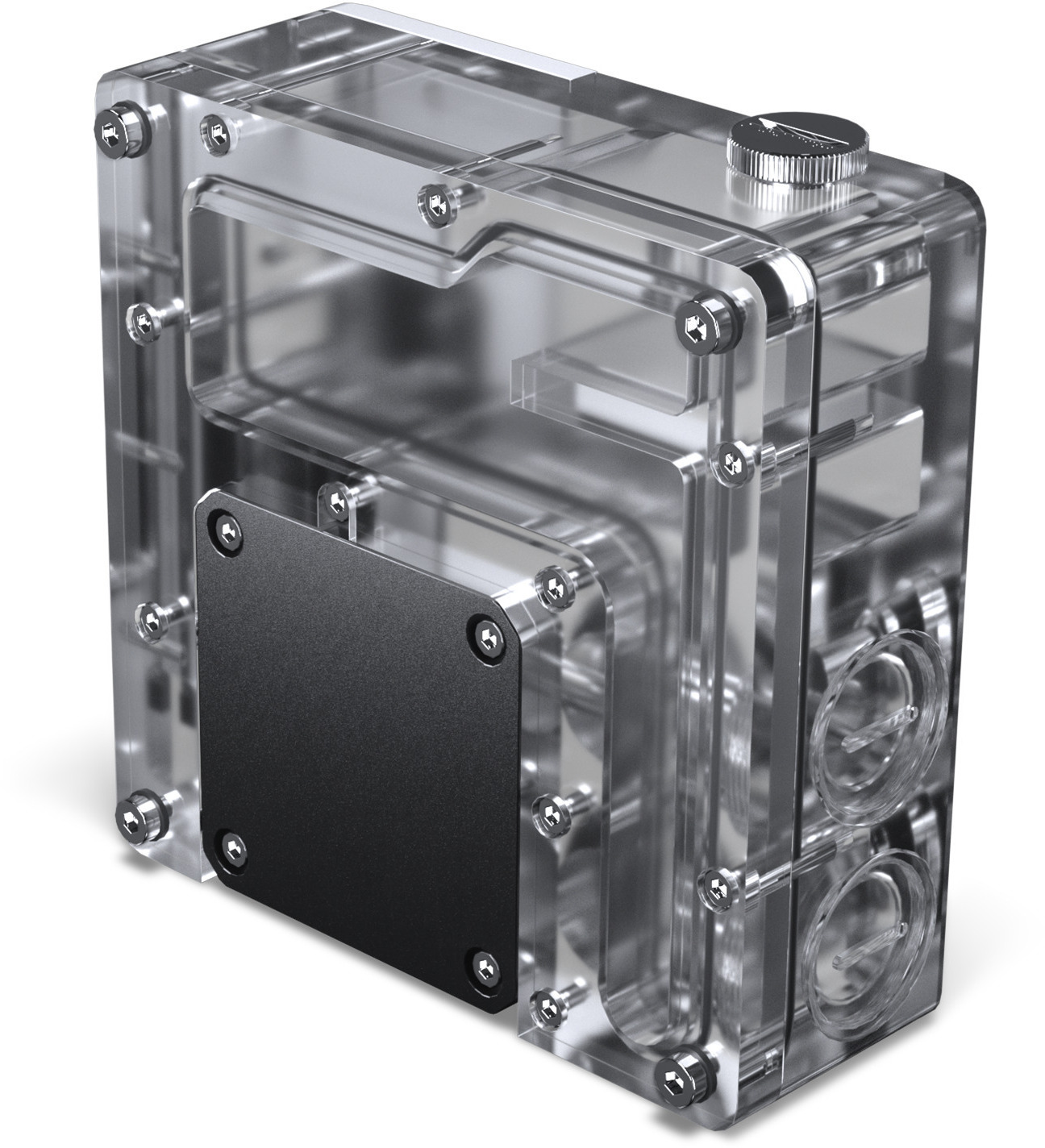 Phanteks - Reservorio Phanteks Glacier EZ-Fit 120RES-DDC ARGB Blanco