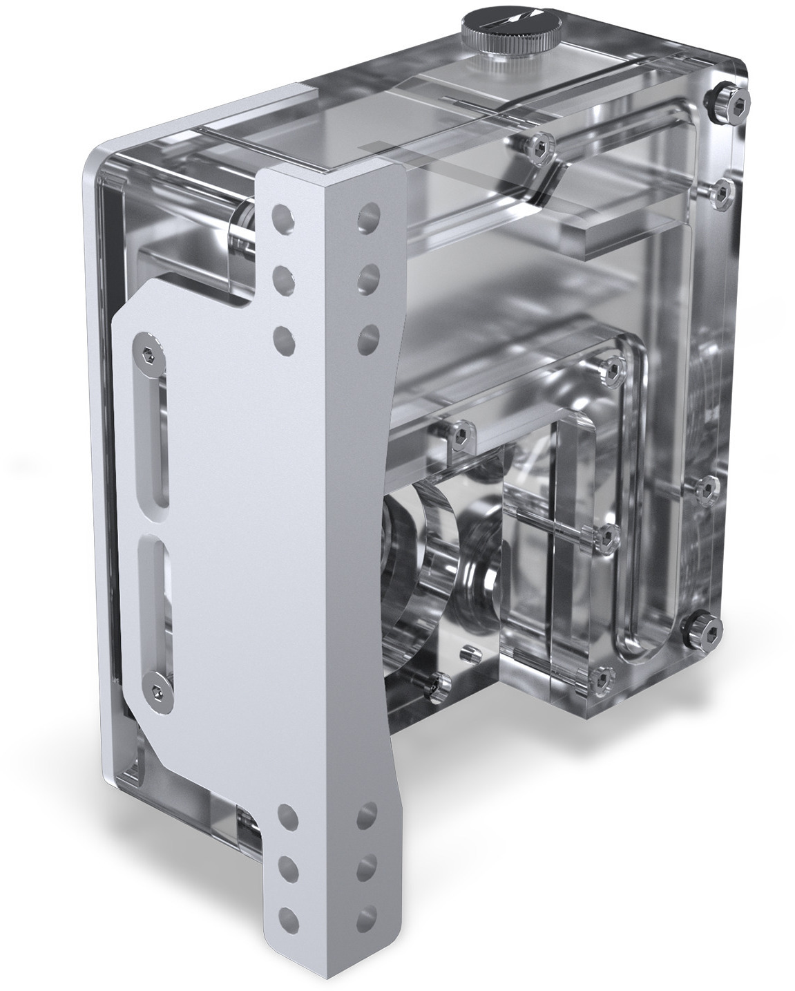 Phanteks - Reservorio Phanteks Glacier EZ-Fit 120RES-DDC ARGB Blanco