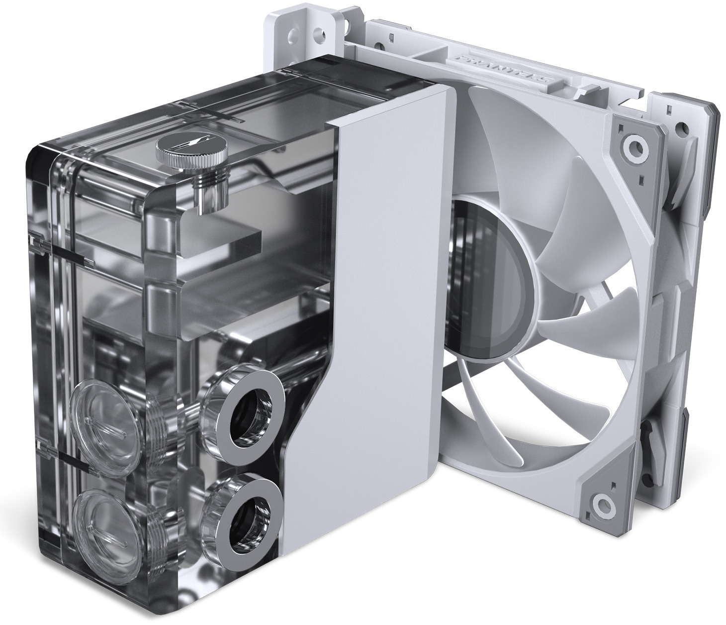 Phanteks - Reservorio Phanteks Glacier EZ-Fit 120RES-DDC ARGB Blanco
