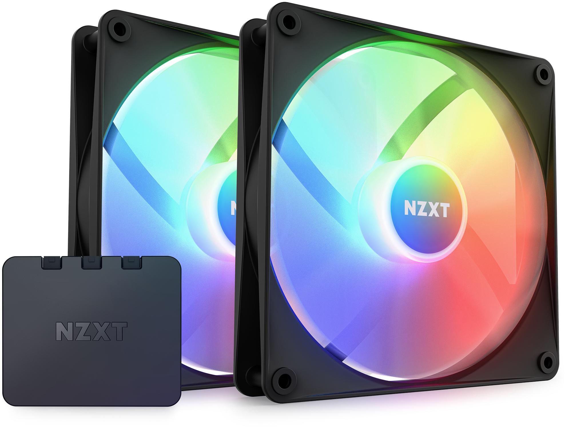 NZXT - Ventilador NZXT F140 RGB CORE 140mm Negro (Pack 2)