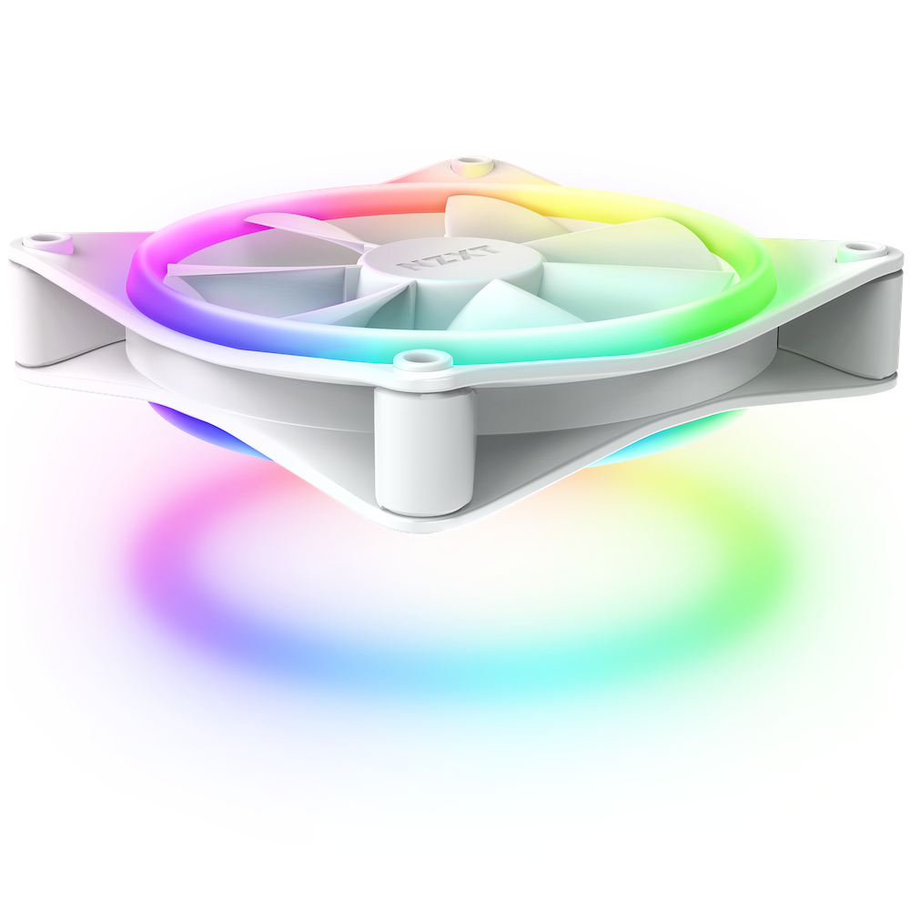 NZXT - Ventilador NZXT F120 RGB DUO 120mm c/Controladora RGB Blanco (Pack 3)