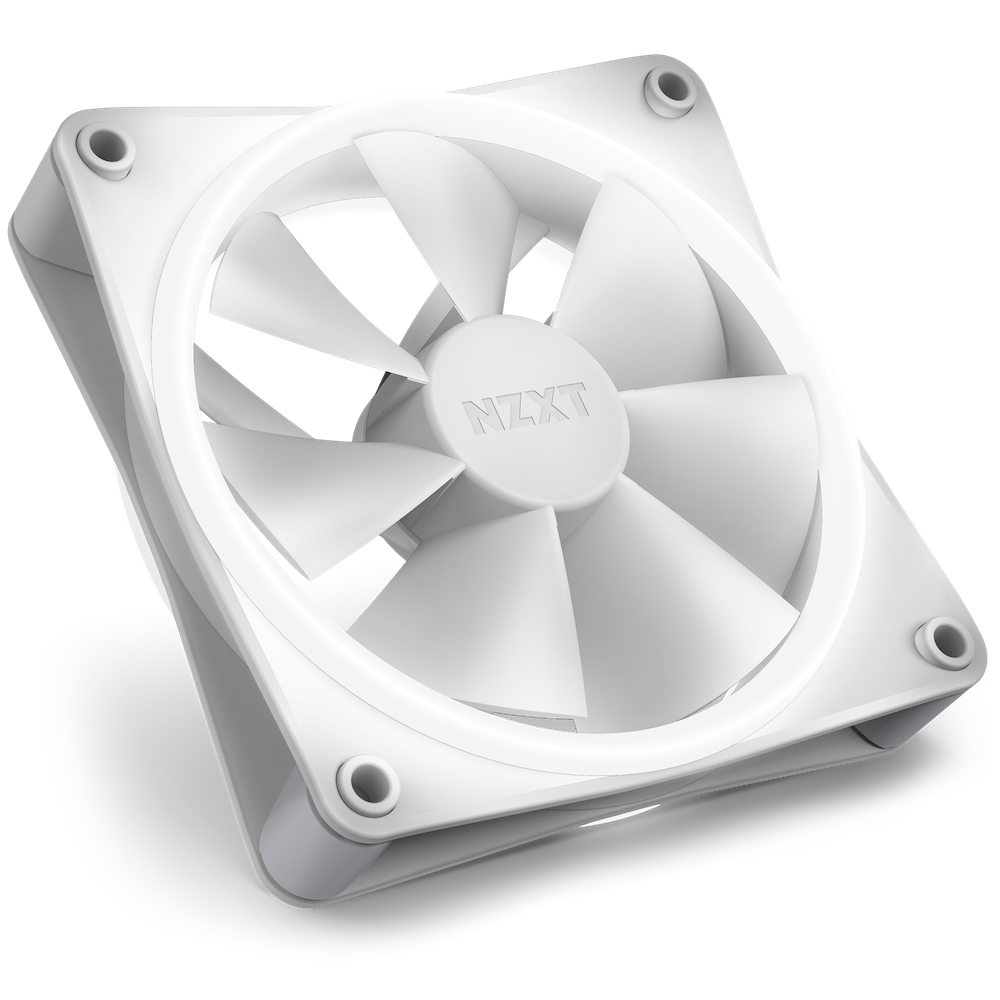 NZXT - Ventilador NZXT F120 RGB DUO 120mm c/Controladora RGB Blanco (Pack 3)