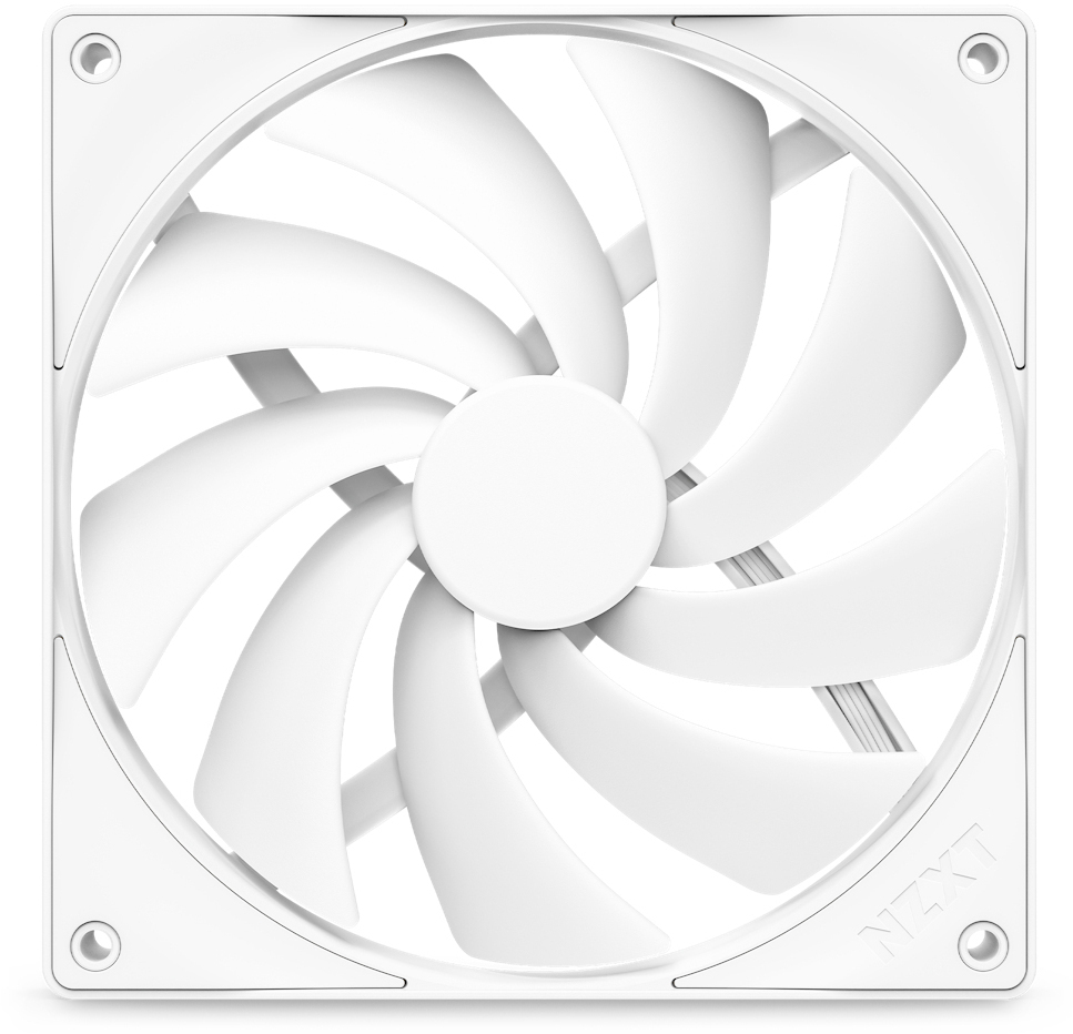 NZXT - Ventilador NZXT F140 Q QUIET AIRFLOW V2 140mm - Single Pack Blancas