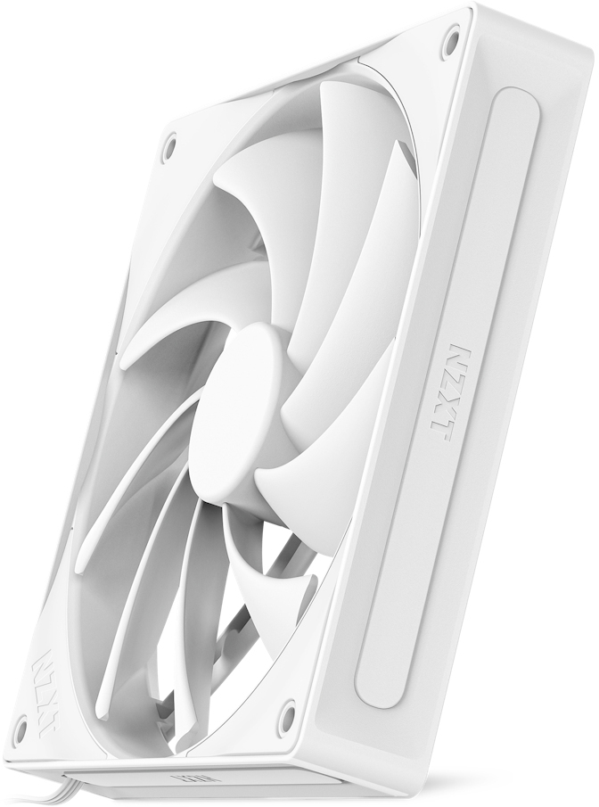 NZXT - Ventilador NZXT F140 Q QUIET AIRFLOW V2 140mm - Single Pack Blancas