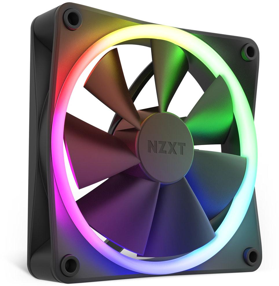 NZXT - Ventilador NZXT Aer RGB 3 Single 120mm Negro