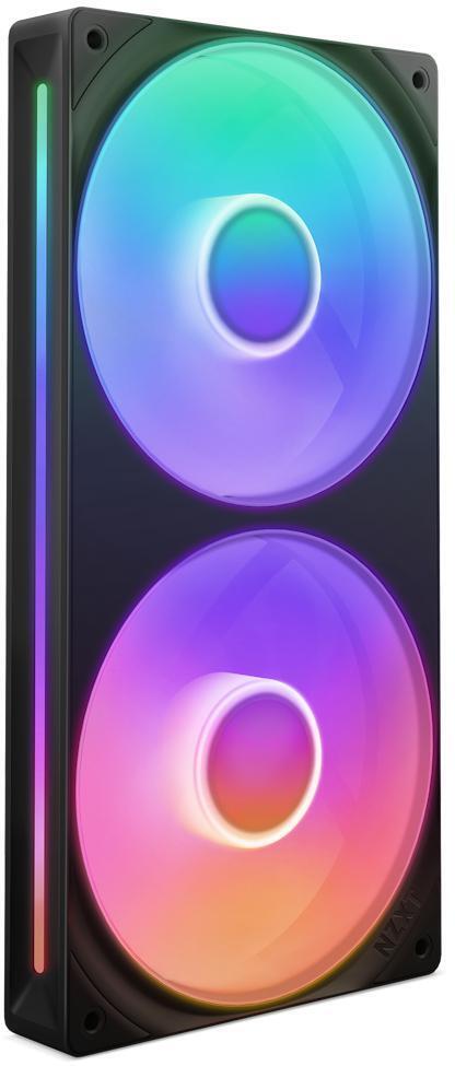 Ventilador NZXT F240 RGB Core UNIBODY Negras - Duplo Ventínha 120mm (240mm)