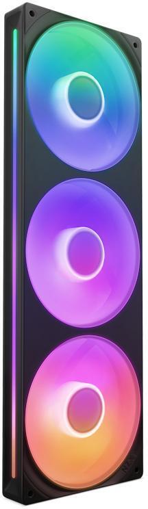 NZXT - Ventilador NZXT F360 RGB Core UNIBODY Negras - Triplo Ventilador 120mm ( 360mm )