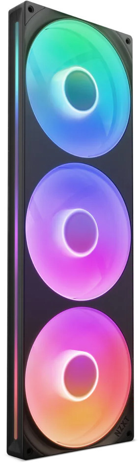 NZXT - Ventilador NZXT F420 RGB Core Single-Frame Negras - Triplo Ventilador 140mm ( 420mm )