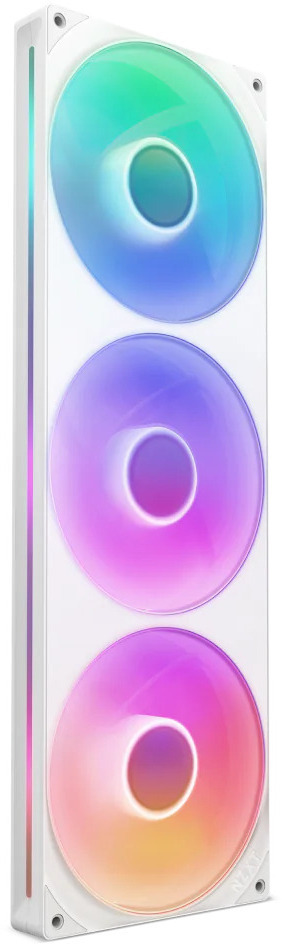 NZXT - Ventilador NZXT F420 RGB Core Single-Frame Blancas - Triplo Ventilador 140mm ( 420mm )