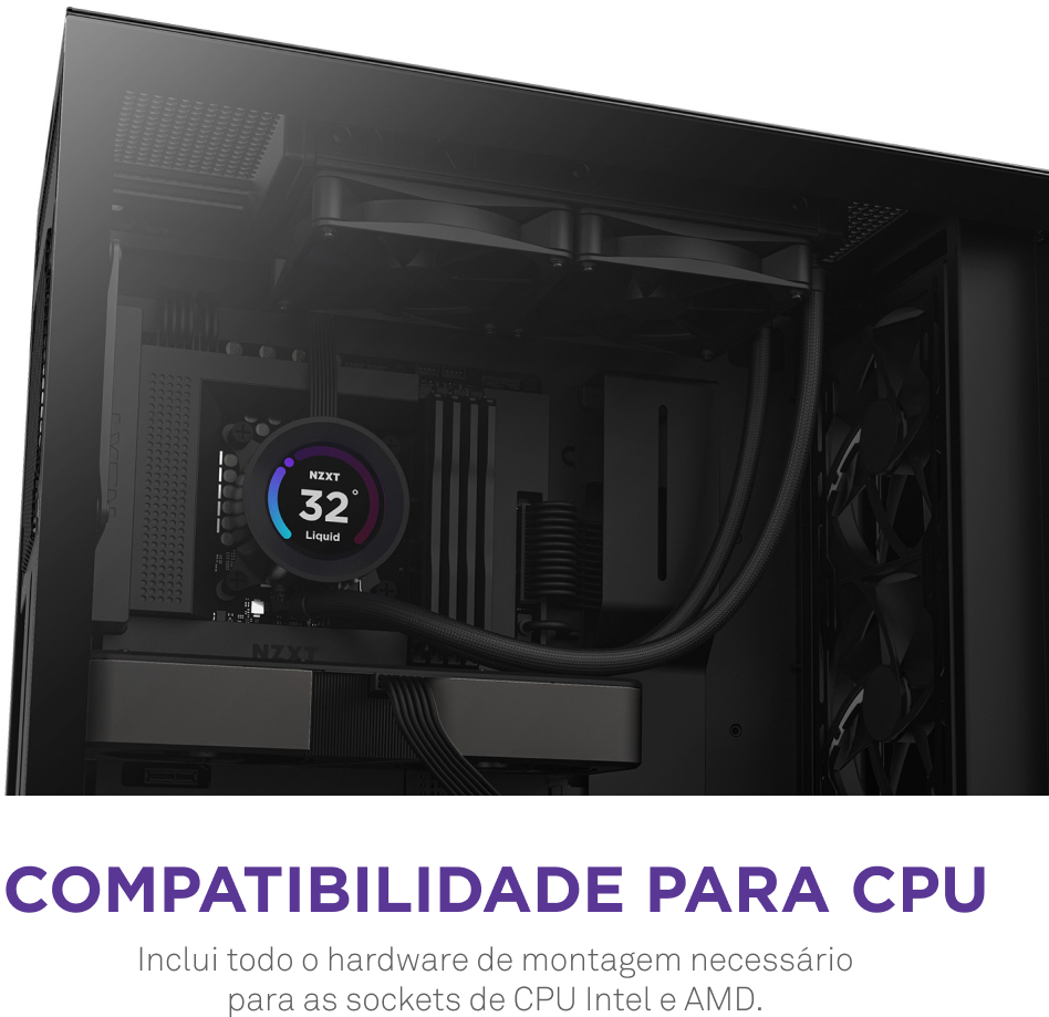 NZXT - Kit de Refrigeración Líquida CPU NZXT Kraken Elite 240