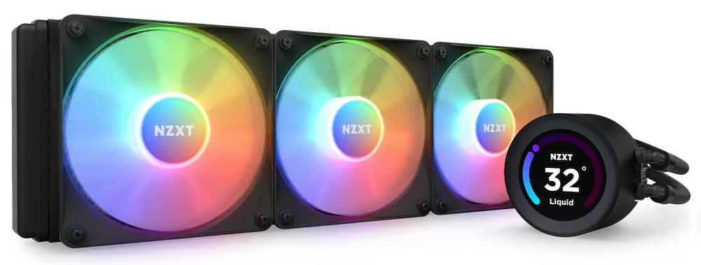 Kit de Refrigeración Líquida CPU NZXT Kraken Elite 360 RGB Negro