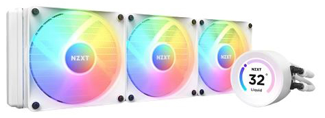 Kit de Refrigeración Líquida CPU NZXT Kraken Elite 360 RGB Blanco