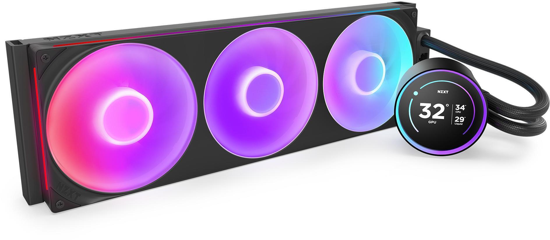 NZXT - Kit de Refrigeración Líquida CPU NZXT Kraken Elite 420 (2025) RGB Negro