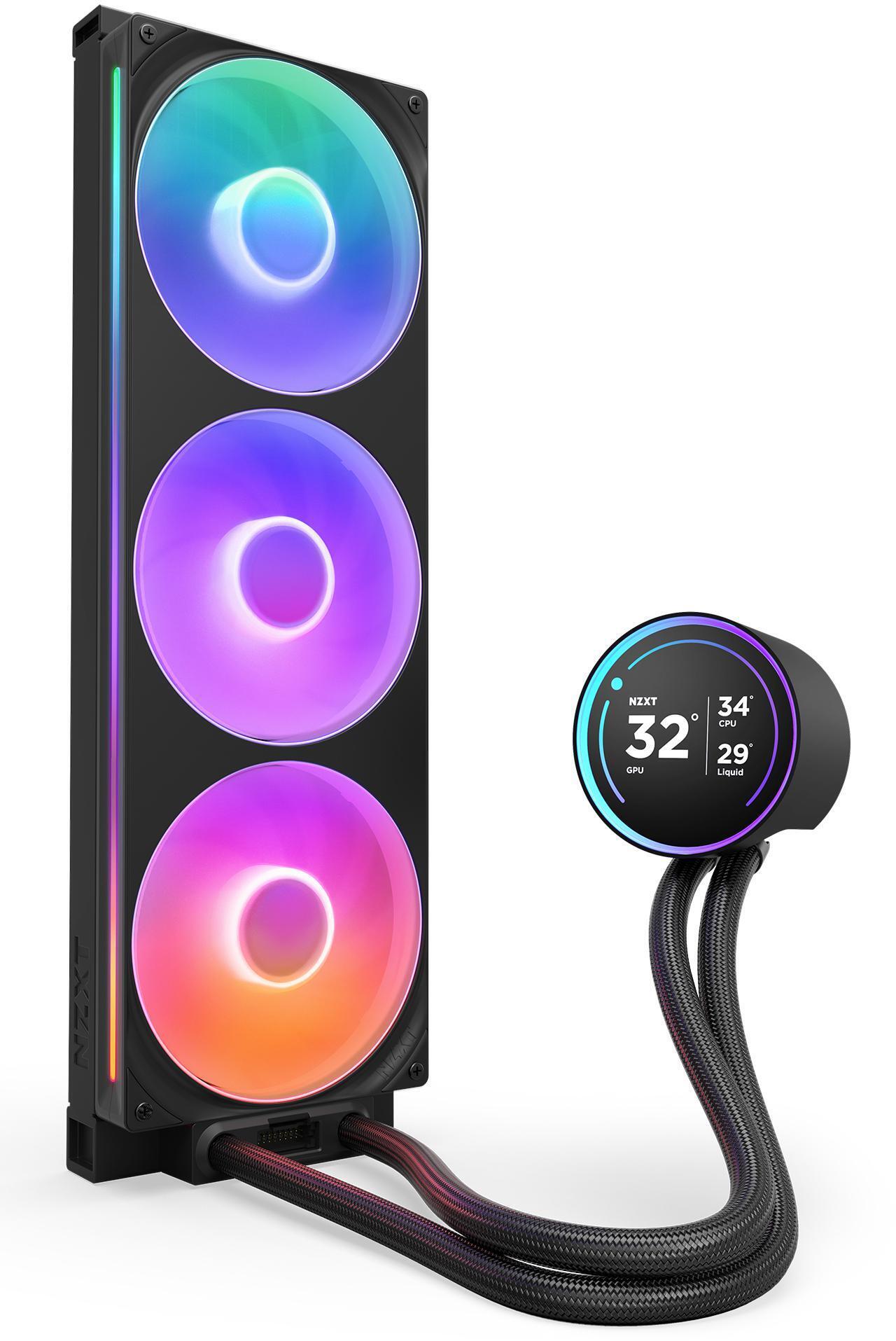 NZXT - Kit de Refrigeración Líquida CPU NZXT Kraken Elite 420 (2025) RGB Negro
