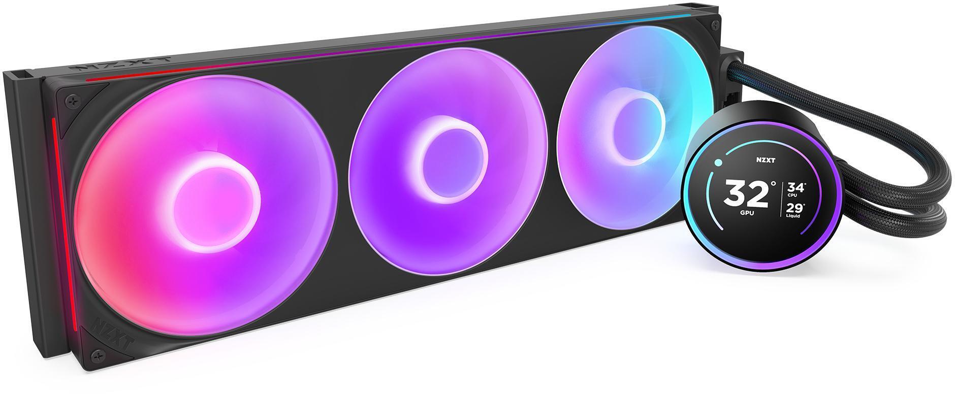 NZXT - Kit de Refrigeración Líquida CPU NZXT Kraken Elite 420 (2025) RGB Negro