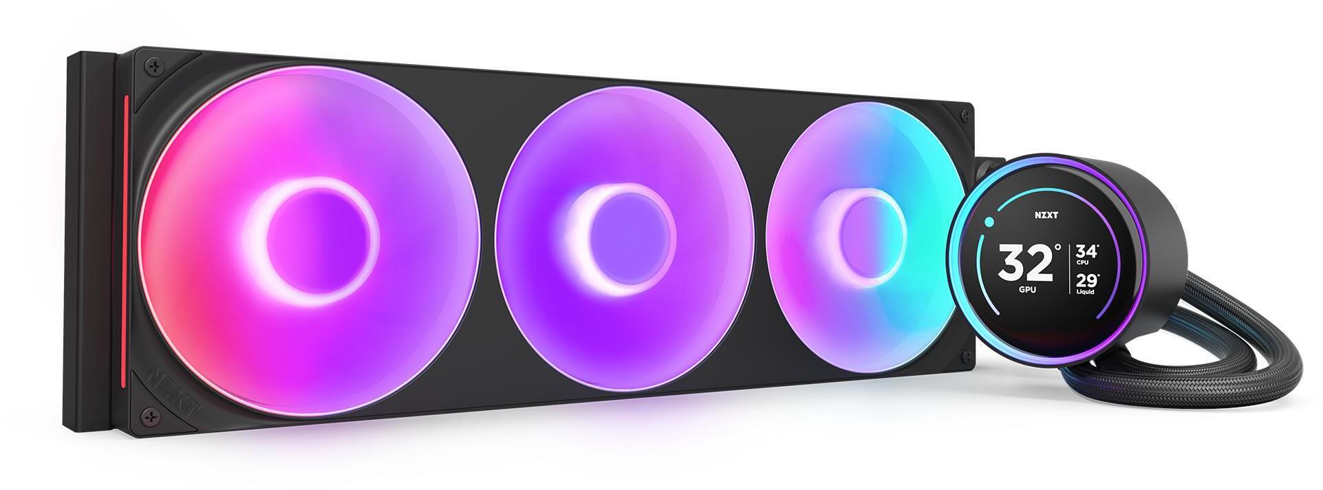NZXT - Kit de Refrigeración Líquida CPU NZXT Kraken Elite 420 (2025) RGB Negro