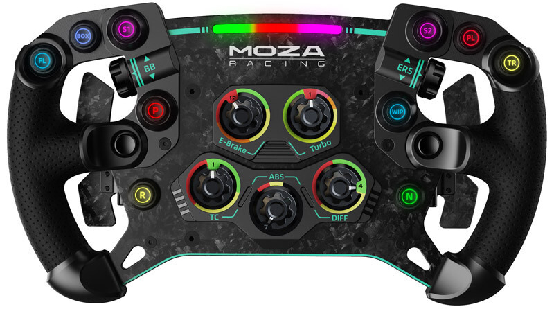 Moza Racing - Volante MOZA GS V2 Formula Steering Microfiber Leather
