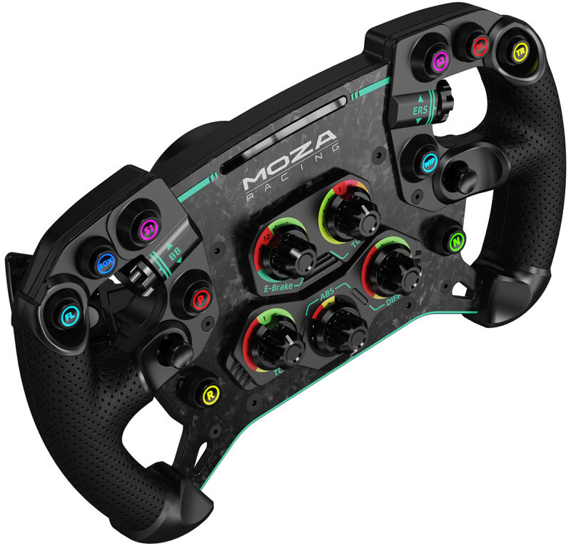 Moza Racing - Volante MOZA GS V2 Formula Steering Microfiber Leather