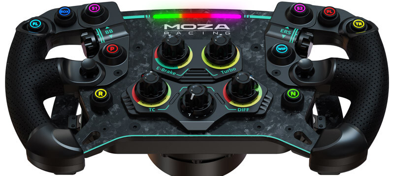 Moza Racing - Volante MOZA GS V2 Formula Steering Microfiber Leather