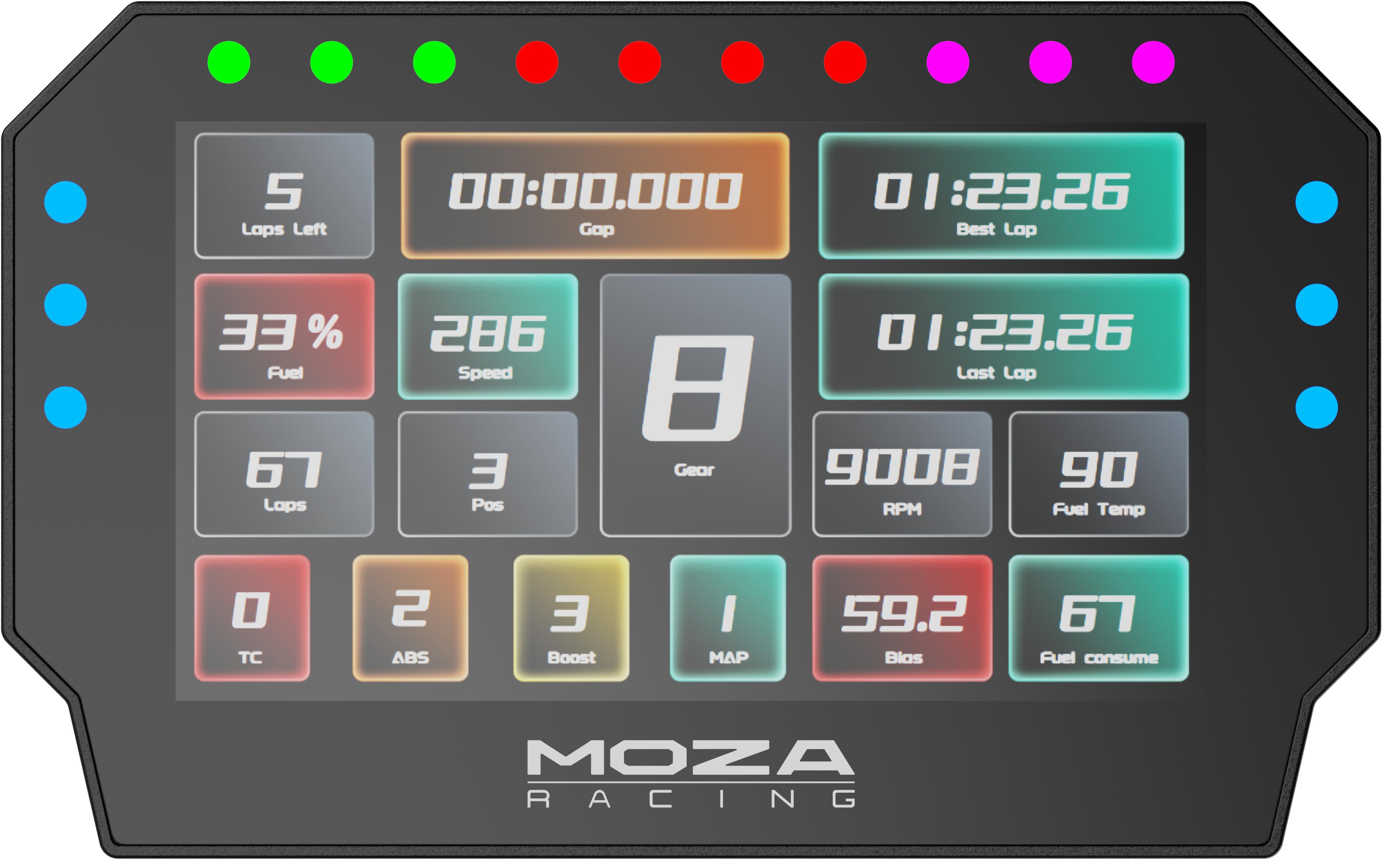 Dashboard MOZA CM2