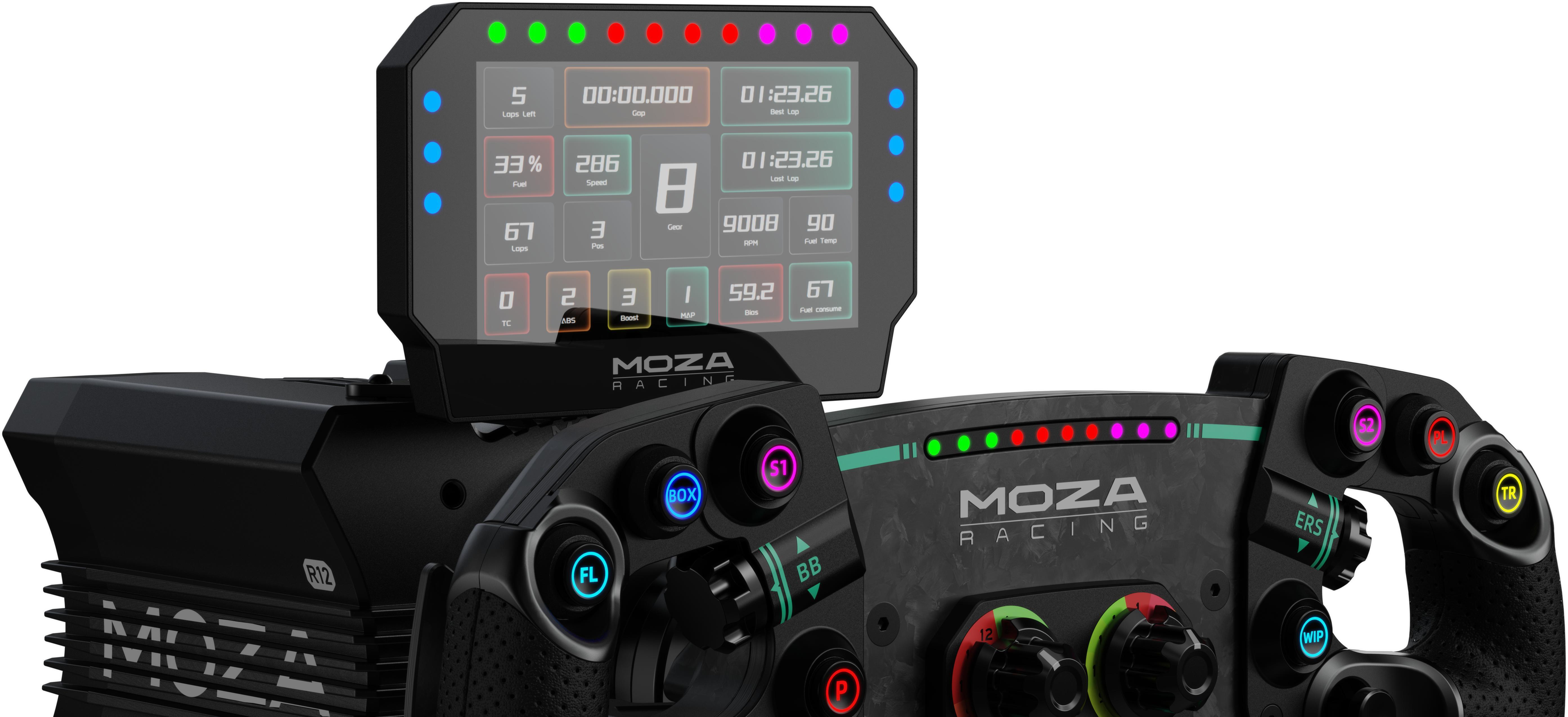 Moza Racing - Dashboard MOZA CM2