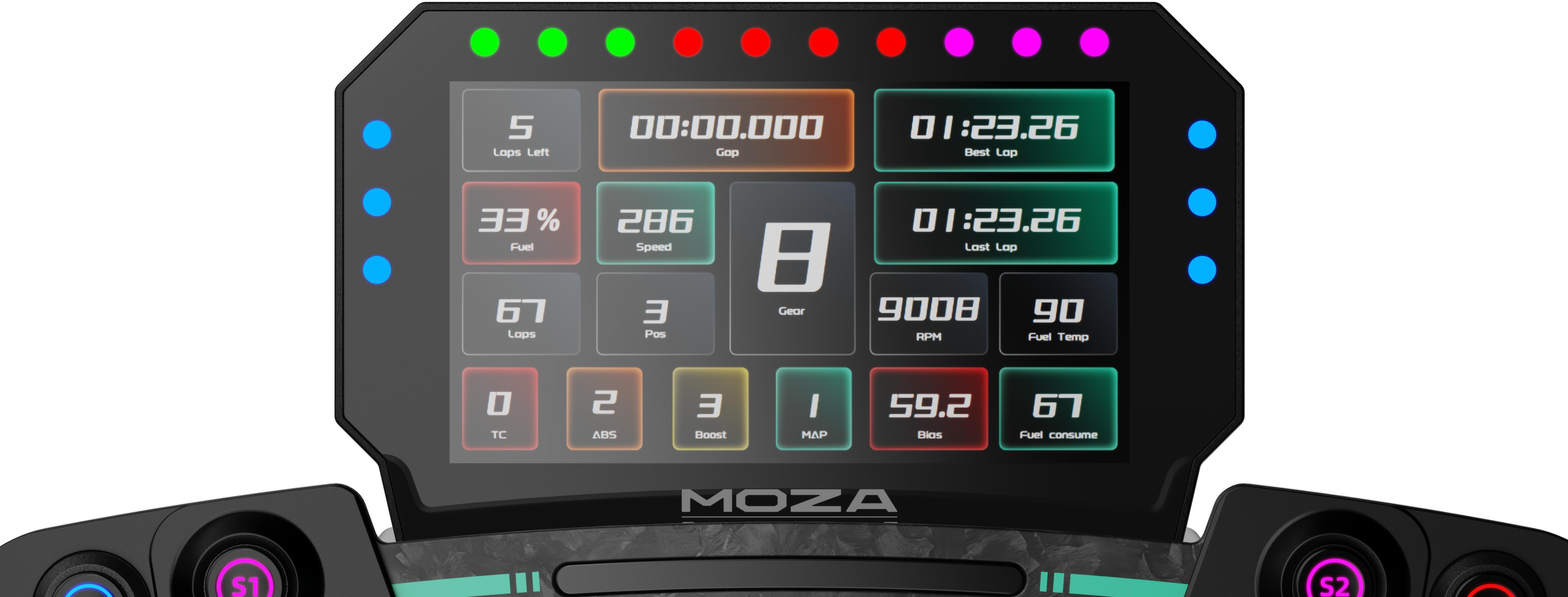 Moza Racing - Dashboard MOZA CM2