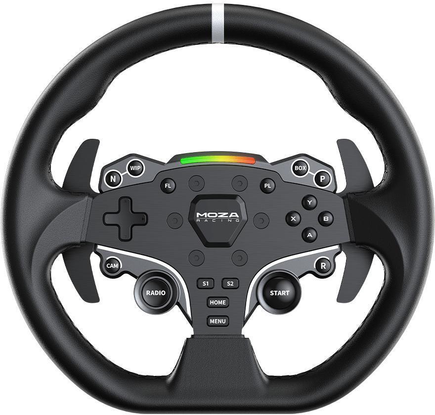 Moza Racing - Conjunto MOZA Racing R5 ( Base Volante R5 + Volante ES + Pedais SR-P + Suporte de Mesa R5)
