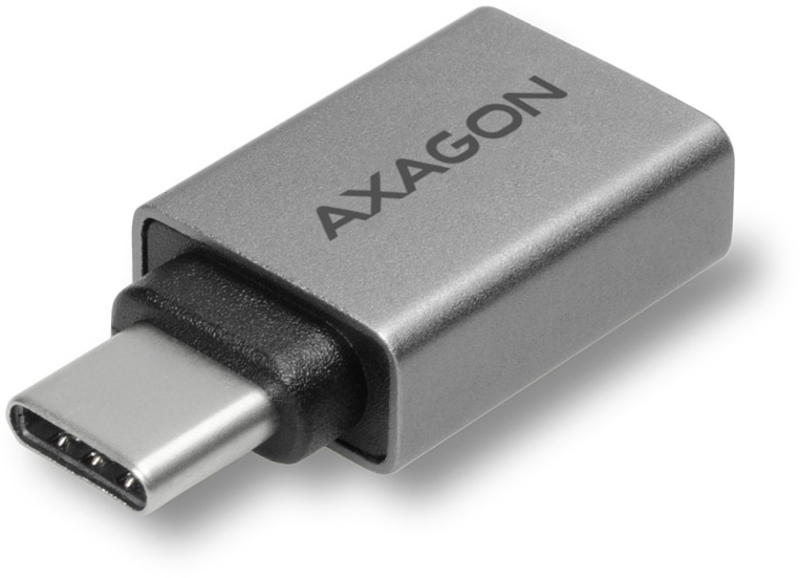 Adaptador AXAGON RUCM-AFA USB 3.0 Type-C Male > Type-A Female, Aluminio