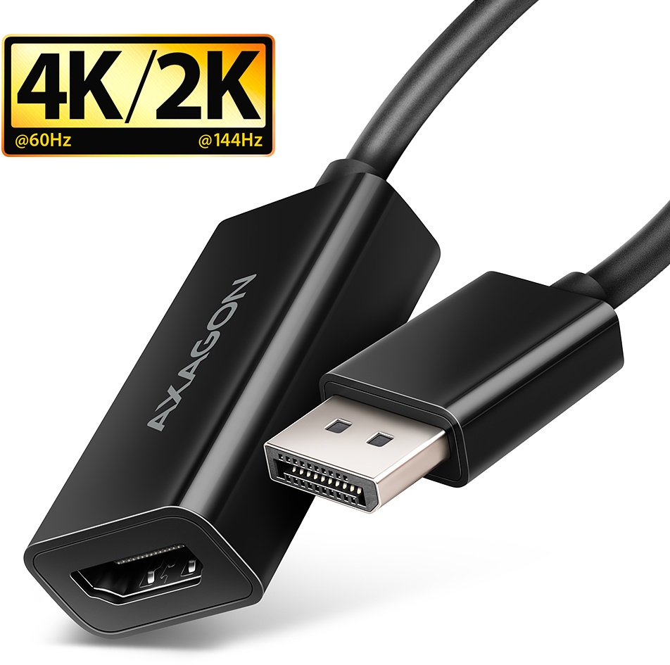 AXAGON - Adaptador Mini AXAGON RVD-HI20N DisplayPort para HDMI, 4K/60Hz