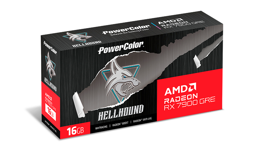 PowerColor - Tarjeta Gráfica PowerColor Radeon RX 7900 GRE Hellhound OC 16GB GDDR6