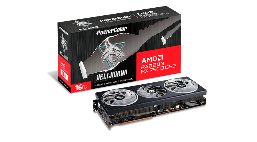 PowerColor - Tarjeta Gráfica PowerColor Radeon RX 7900 GRE Hellhound OC 16GB GDDR6