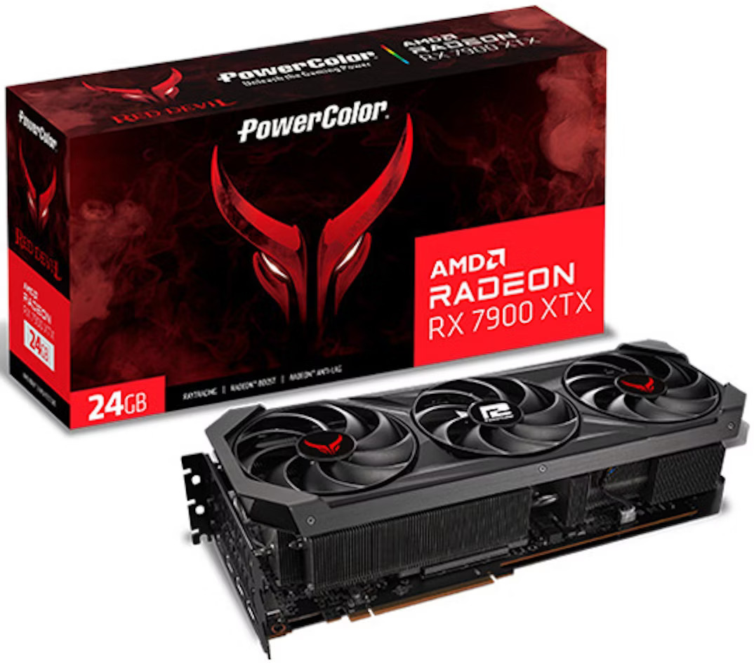 PowerColor - ** B Grade ** Tarjeta Gráfica PowerColor Radeon RX 7900 XTX Red Devil OC 24GB GDDR6