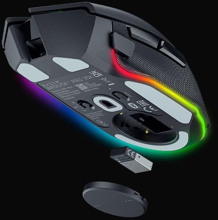 Razer - Ratón Razer Basilisk V3 Pro 35K RGB 35000DPI Wireless/Bluetooth