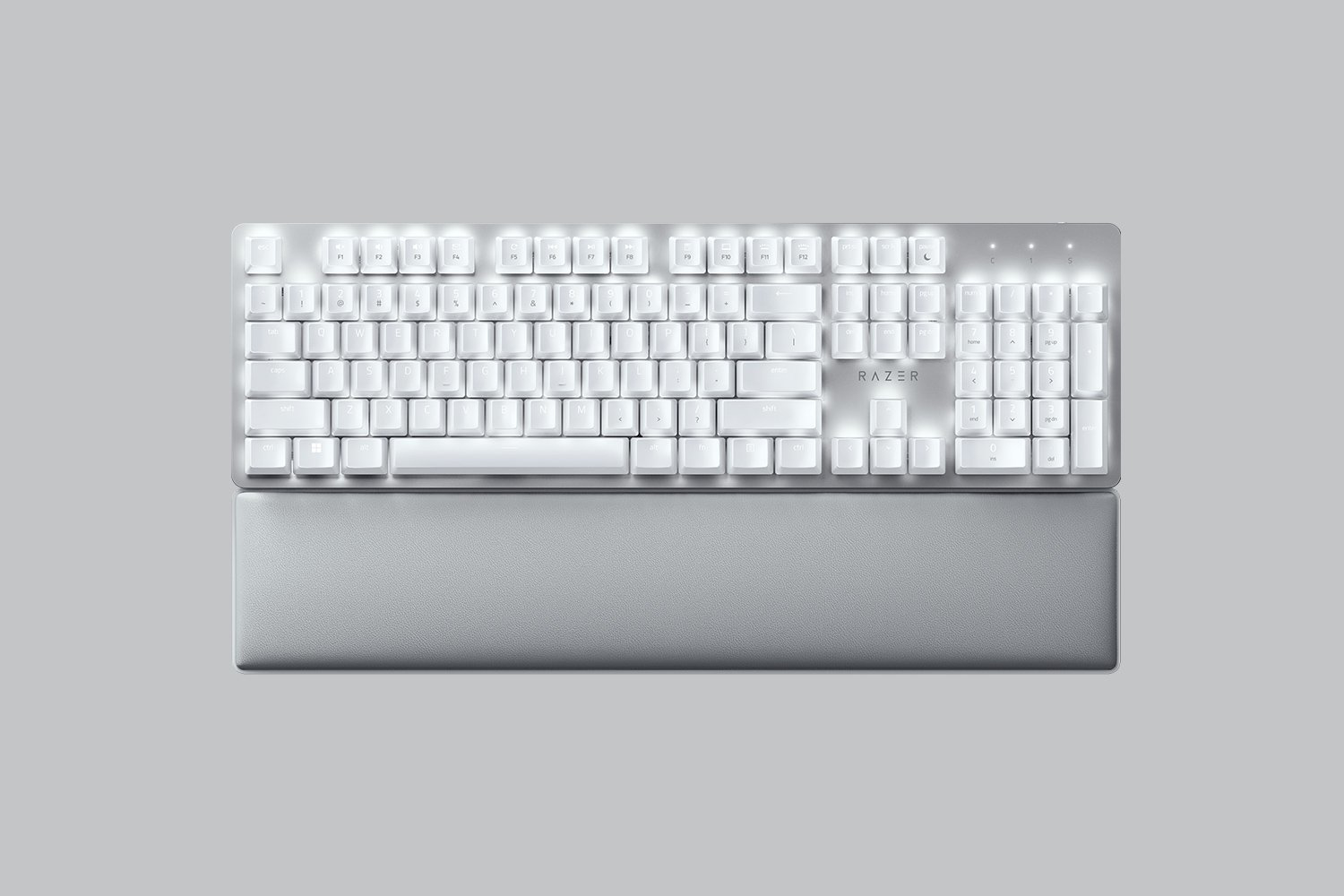 Razer - Teclado Razer Pro Type Ultra Yellow Switch - Mecânico US Wireless/Bluetooth