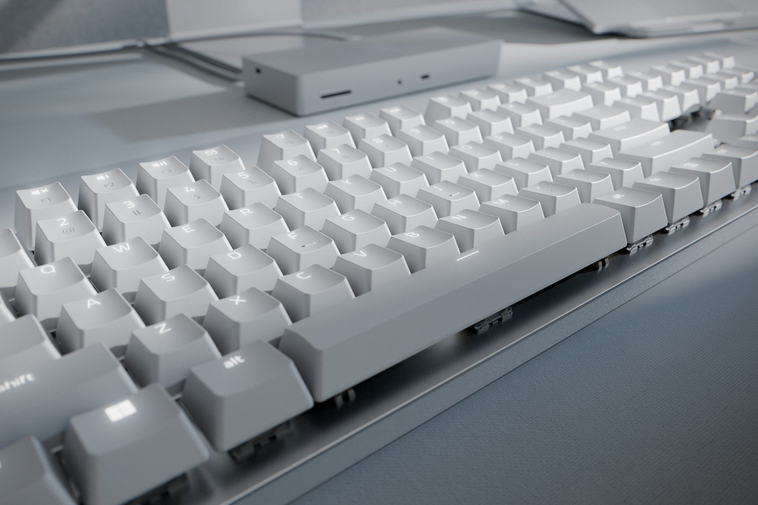 Razer - Teclado Razer Pro Type Ultra Yellow Switch - Mecânico US Wireless/Bluetooth