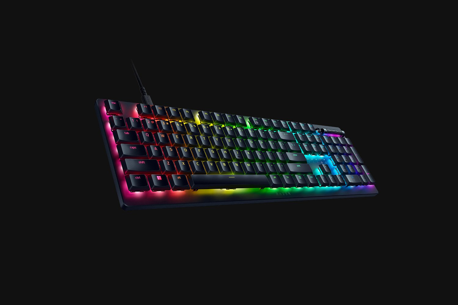 Razer - Teclado Razer athStalker V2 Linear Optical Switch Red - Mecanico US RGB