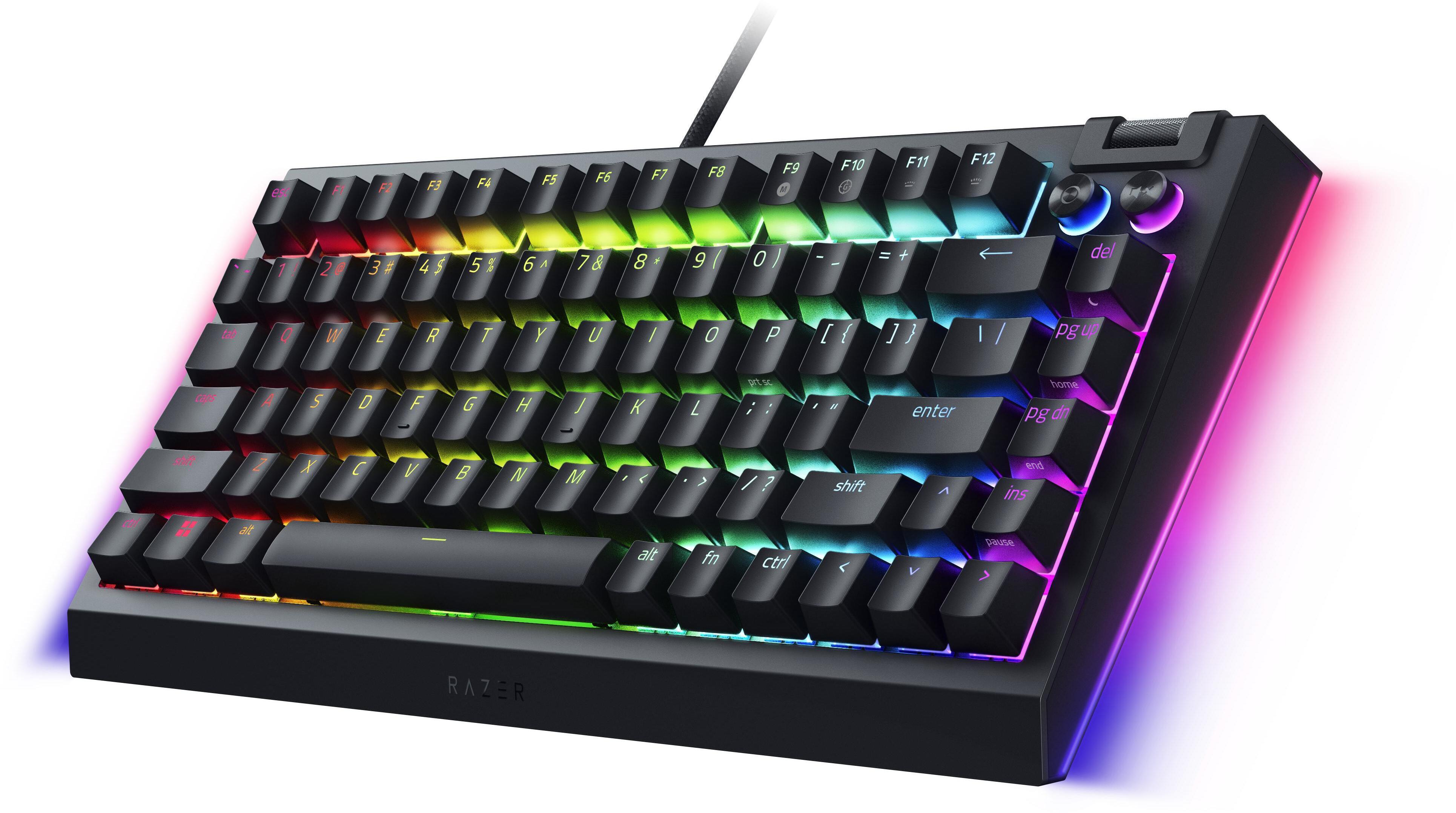 Razer - Teclado Razer BlackWidow V4 75% RGB Tactile Switch (US)