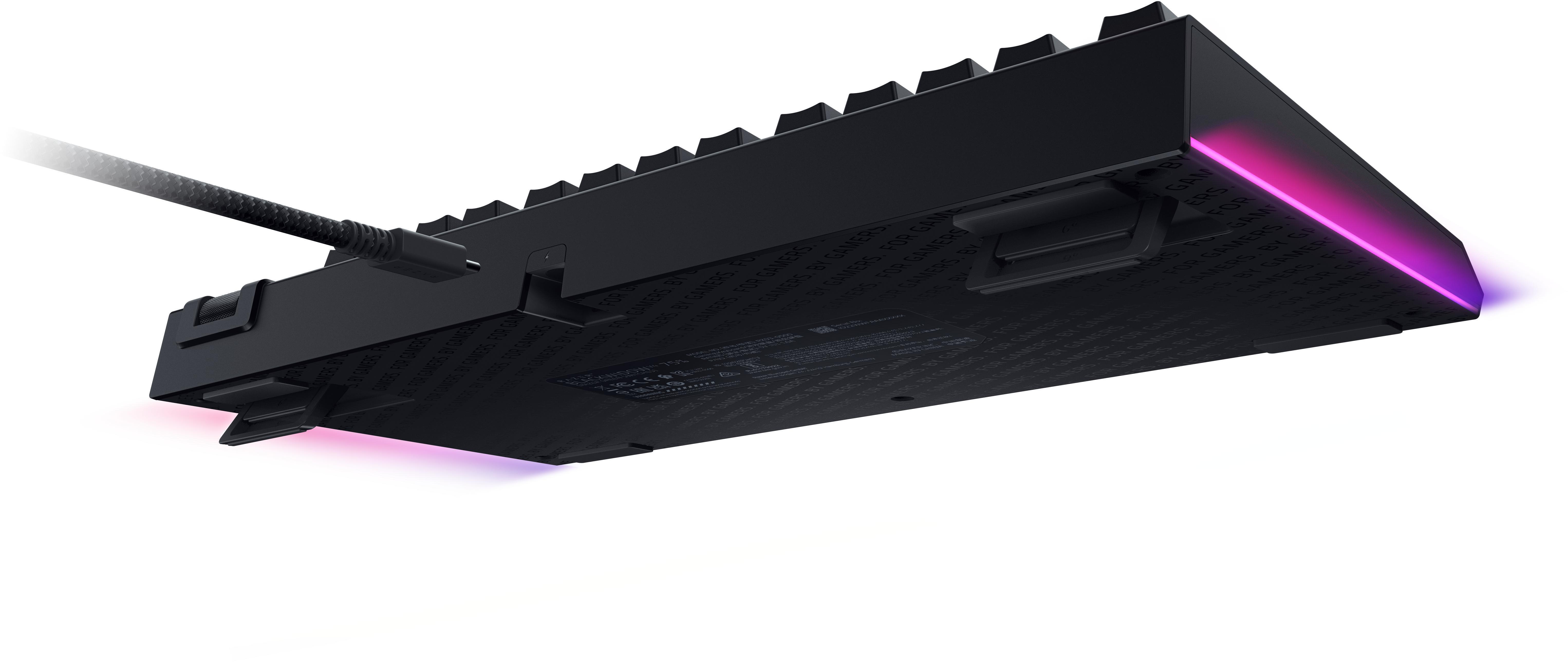 Razer - Teclado Razer BlackWidow V4 75% RGB Tactile Switch (US)