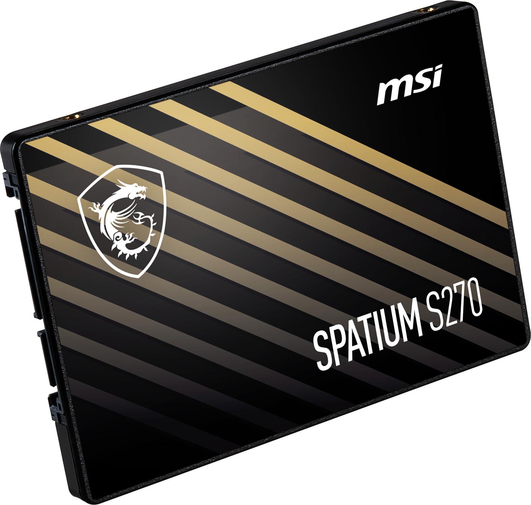 MSI - SSD MSI SPATIUM S270 480GB SATA IIII (500/450MB/s)