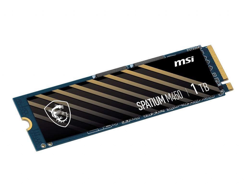 MSI - SSD MSI SPATIUM M450 1TB Gen4 M.2 NVMe V1 (3400/2400MB/s)