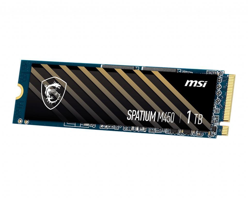 MSI - SSD MSI SPATIUM M450 1TB Gen4 M.2 NVMe V1 (3400/2400MB/s)