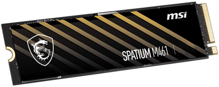 MSI - SSD MSI SPATIUM M461 1TB Gen4 M.2 NVMe (5000/3200MB/s)