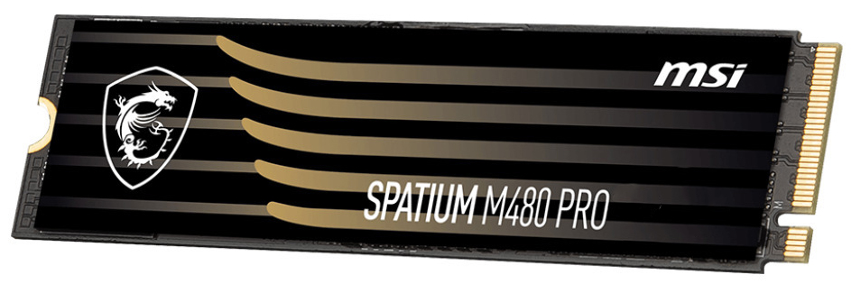 MSI - SSD MSI SPATIUM M480 Pro 1TB Gen4 M.2 NVMe (7400/6000MB/s)