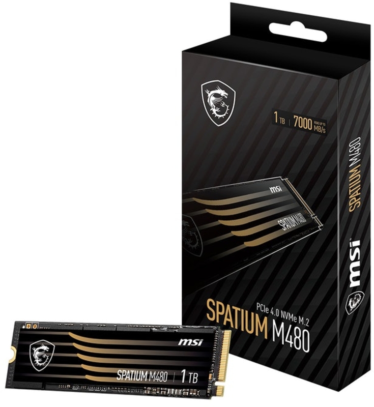 MSI - ** B Grade ** SSD MSI SPATIUM M480 1TB Gen4 M.2 NVMe (7000/5500MB/s)