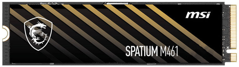 MSI - SSD MSI SPATIUM M461 2TB Gen4 M.2 NVMe (5000/4200MB/s)